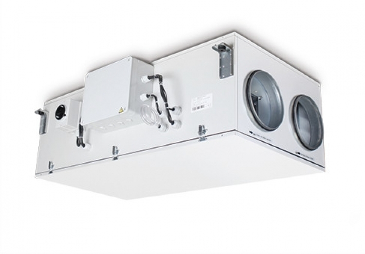 Ventilátor, Szellőző,Aereco Global LP 450 FW, Lapos hővisszanyerős készülék