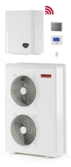 ,Ariston Nimbus Plus 70 M T 2Z Net Monoblokkos inverteres levegő-víz hőszivattyú 7 kW 2 fűtőkörre 3 fázisra Sensys vezérléssel