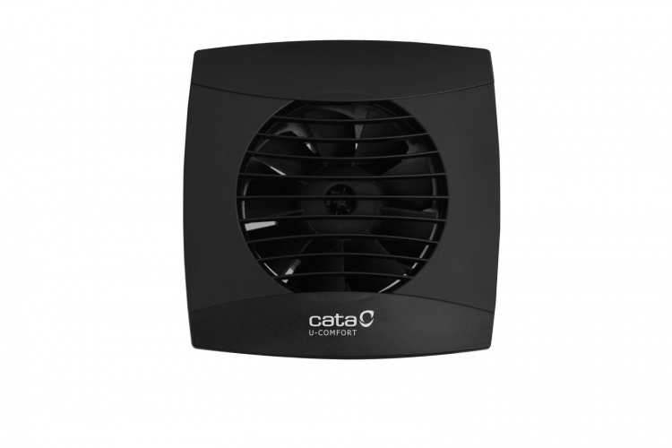 Cata,Cata UC-10 Timer BK Kisventilátor beépített légelzáróval és utószellőztető funkcióval fekete