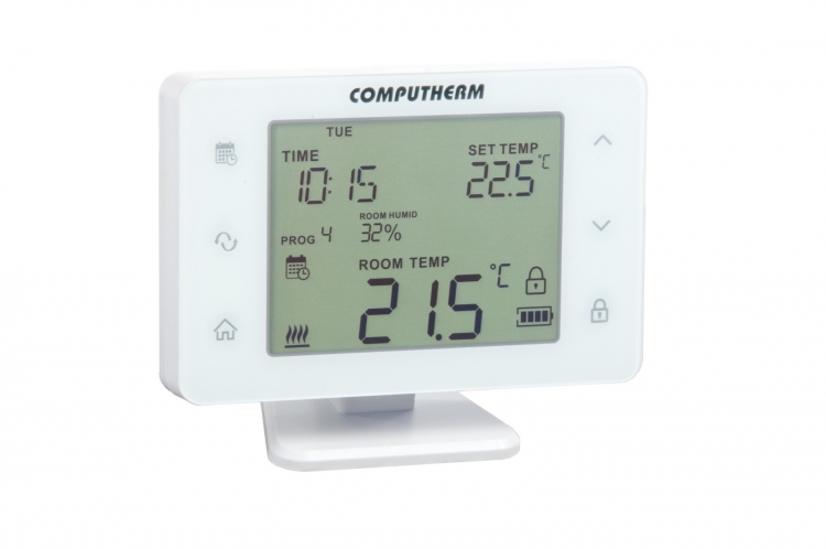Vezeték Nélküli Szobatermosztát,Computherm Q20RF (TX) vezeték nélküli programozott termosztát vevőegység nélkül