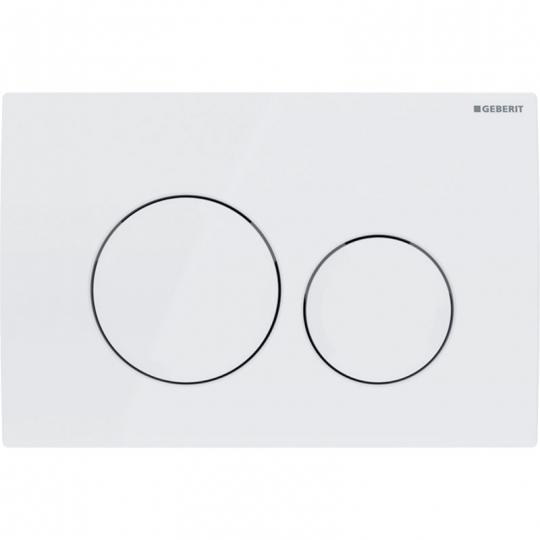 Nyomólap,Geberit Delta 20 Nyomólap 115.127.11.1 beépíthető WC tartályhoz műanyag, alpin fehér