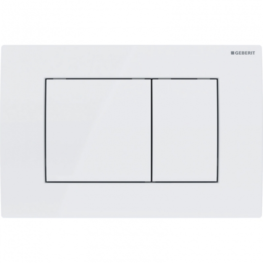 Nyomólap,Geberit Delta 30 Nyomólap 115.137.11.1 beépíthető WC tartályhoz műanyag, alpin fehér