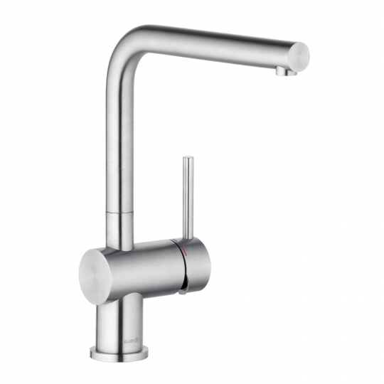 ,Kludi L STEEL Álló mosogató csaptelep nemesacél csaptesttel 45803F877