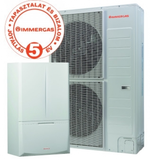 ,Immergas Magis Pro 12 V2 split rendszerű levegő-víz hőszivattyú beltéri és kültéri egységgel