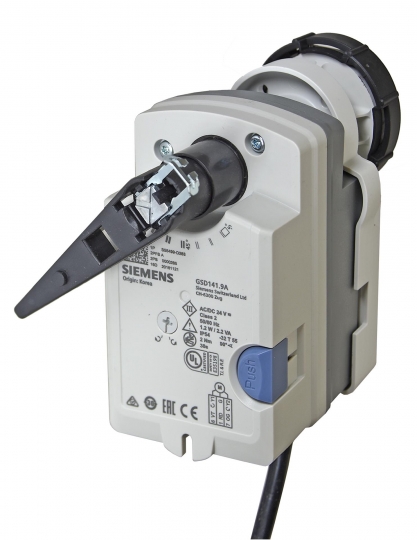 Szelepállító Motor,Siemens GSD341.9A Forgatómotor golyóscsaphoz nyit/zár 30s AC230V