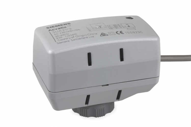 Szelepállító Motor,Siemens SUA21/3 Szelepmozgató motor V.I46 és VXI46 típusú szeleptestekre AC 230V