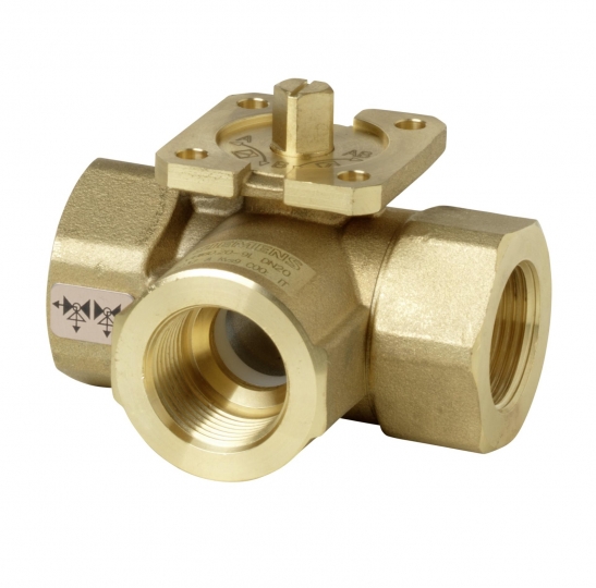 ,Siemens VBI60.25-16T Kétutú golyóscsap belső menetes DN25 kvs 16 m3/h