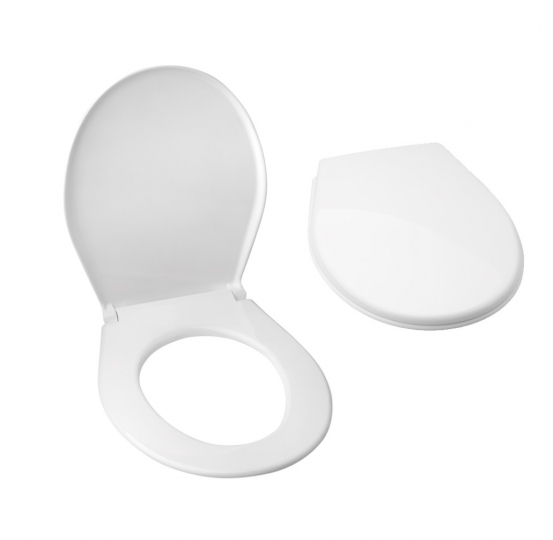WC ülőke,Slovarm Royal WC-ülőke softclose, fehér, fém zsanérokkal 621851