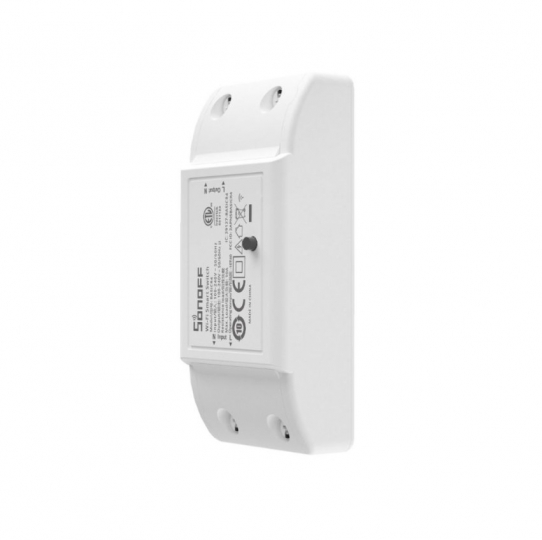 Vezérlés,Sonoff Basic R4 Wifi+Bluetooth-os okos kapcsolórelé