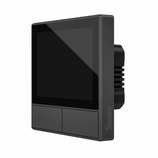 Sonoff,Sonoff NSPanel WiFi-s okos villanykapcsoló hőmérővel és termosztáttal fekete