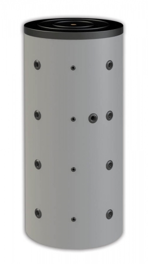 Hőcserélő Nélküli Puffertartály Szigetelt,Sunsystem BPM 500 liter Fűtési puffertartály