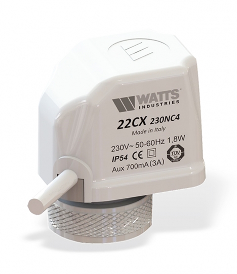 Vezérlés,Watts Termoelektromos Szelepmeghajtó 22CX230NC2